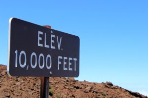 10,000 feet Maui