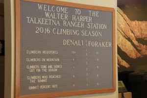2016 Climbing Season Stats