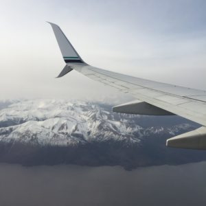 Alaska from the plane - Getting closer