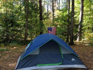 Tent  American Flag It's Tradition