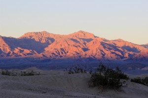 Death Valley Sunset from Dunes website