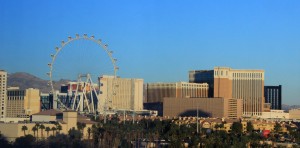 Vegas view via Hard Rock Hotel and Casino room website