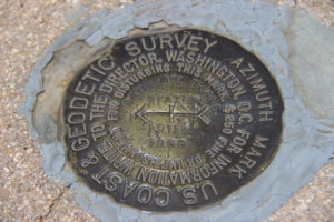 Survey Marker Haleakala National Park Hawaii